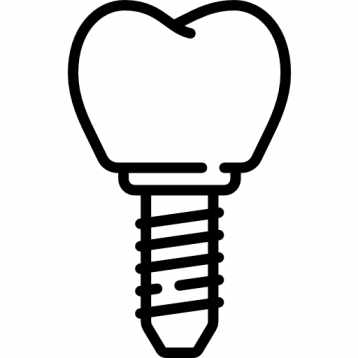 Tooth Implant Icon at Q detal